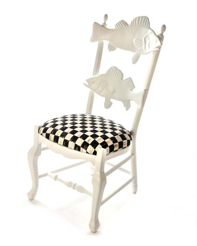 Outdoor Courtly Check Fish Chair